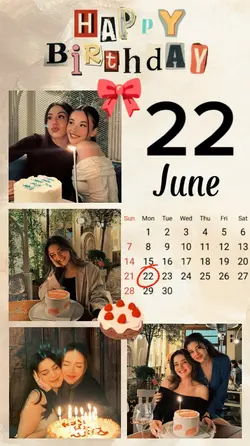 Birthday 22 June