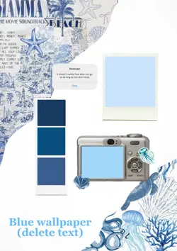 Blue Wallpaper🪼