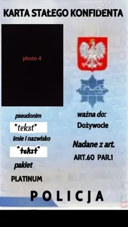 karta konfidenta