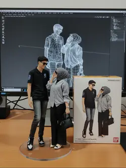 AI Miniatur orang