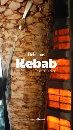 Delicious kebab