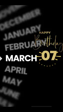 HBD 7 MARCH 2026