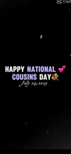 Happy cousin day 