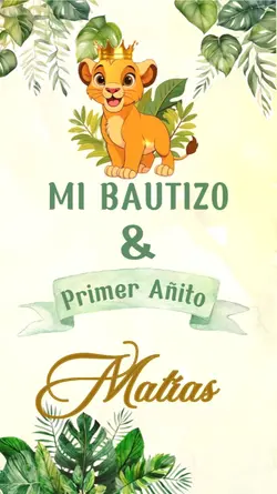 Invitación Bautizo