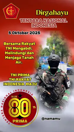 Dirgahayu TNI ke 80
