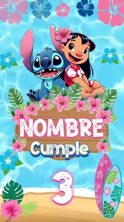 Lilo y Stitch invita