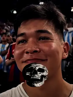 Skull face template
