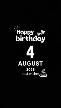 Hbd 4 august 2026