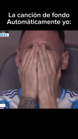 Messi llorando 😔
