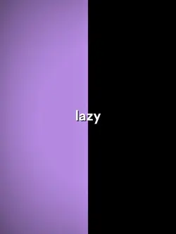 Lazy confession 
