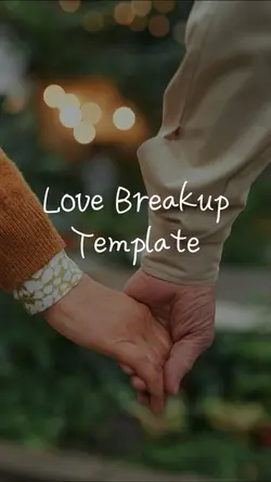 Love breakup Templat