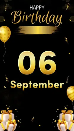 Birthday 6 September