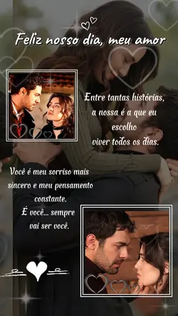 Feliz nosso dia amor