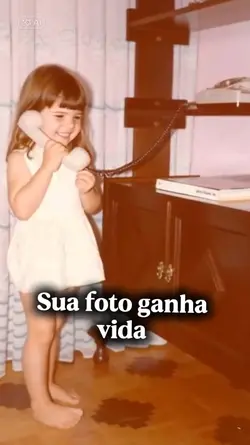 Sua foto em moviment