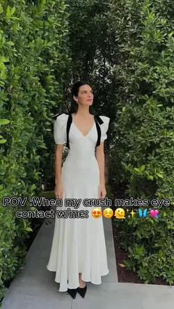 my crush sees me