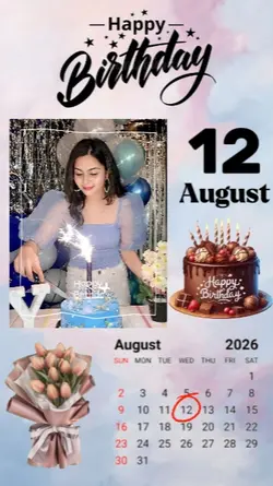 Birthday 12 August