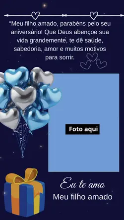 parabéns filho