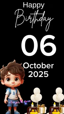 HBD My Son 06 Oct