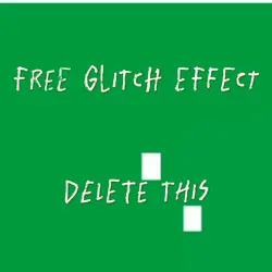 free glitch effect