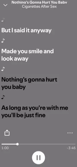 Nothings gonna hurt