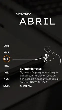 Bienvenido abril 