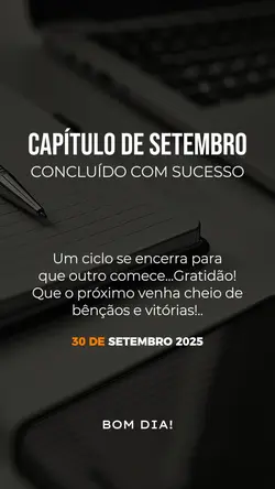 Tchau setembro 