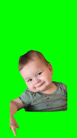 Baby smiling 