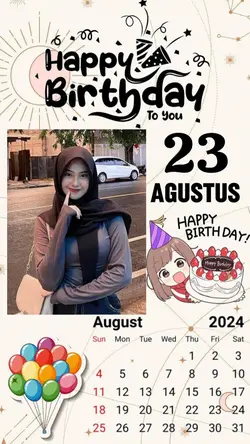 23 Agustus Brithday 