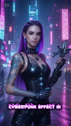Cyberpunk effect 