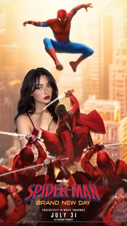 Spider men poster