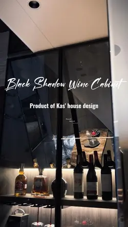 Black Wine Cabinet