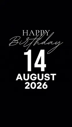 BDAY SON 14 AUGUST