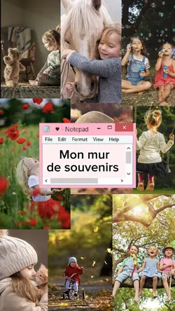 Mon mur de souvenirs
