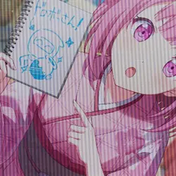 背景透過色付き ピンクです