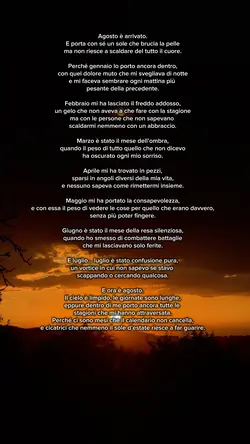 Agosto è arrivato