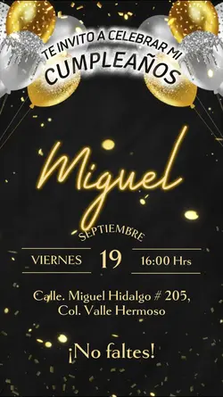 Cumpleaños Gold