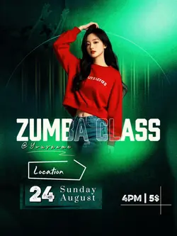 Flyer zumba fitness 