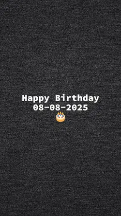 birthday 08 August