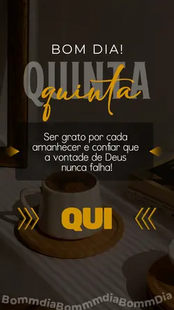Bom dia Quinta 