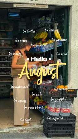 poetry for august