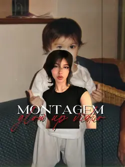 montagem glow up 