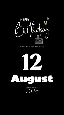 birthday 12 august