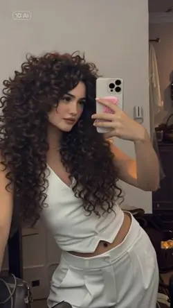curly hairstyle