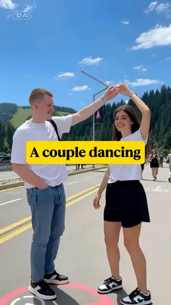 Couple dancing