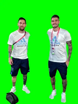 Photo with messi dep
