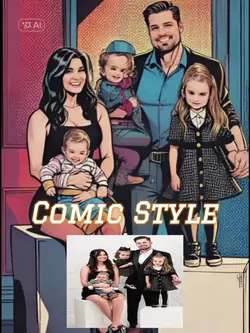Family Comic Style
