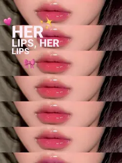 her lips pink 