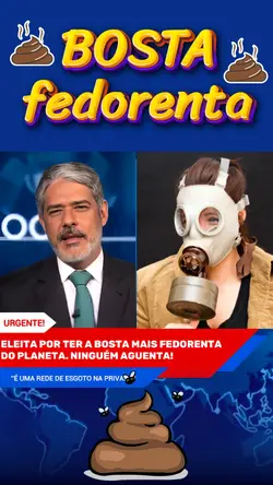 CAGA FEDENDO DEMAIS