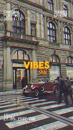 Vhs retro 90s vibes