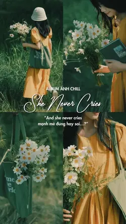 She never cries 🌻